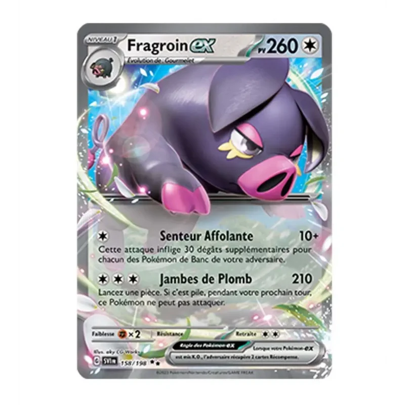 Ultra - Pokemon - Écarlate et Violet de Base - Fragroin ex 158/198