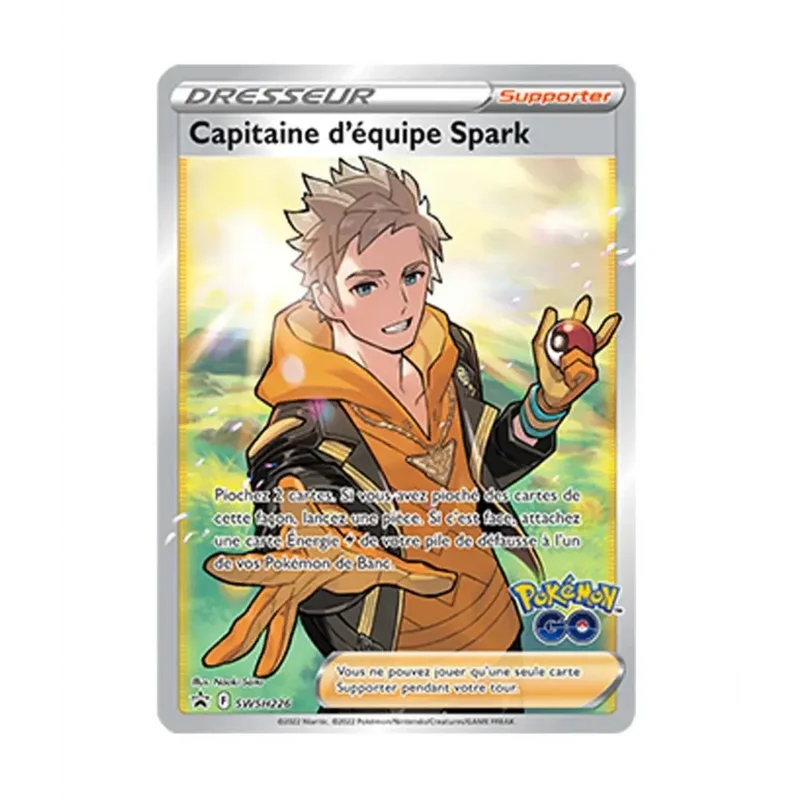 Pokemon - Épée et Bouclier Promo - Capitaine d'équipe Spark SWSH226