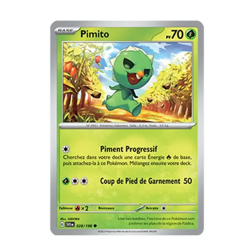 Commune Reverse - Pokemon - Écarlate et Violet de Base - Pimito 28/198