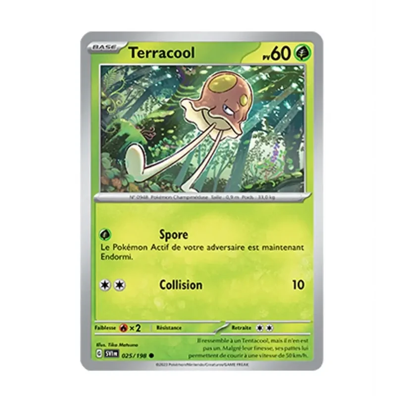 Reverse Commune - Pokemon - Écarlate et Violet de Base - Terracool 25/198