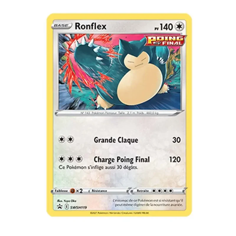 Promo - Pokemon - Épée et Bouclier Promo - Ronflex SWSH119
