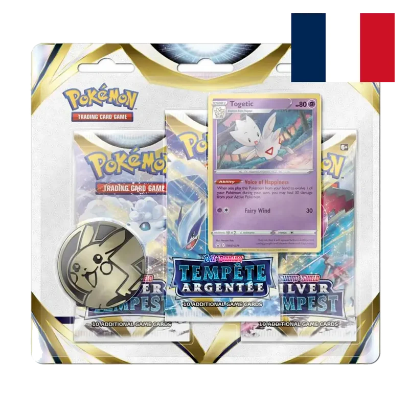 Tripack Pokémon Tempête Argentée EB 12 - FR ( visuel aléatoire )