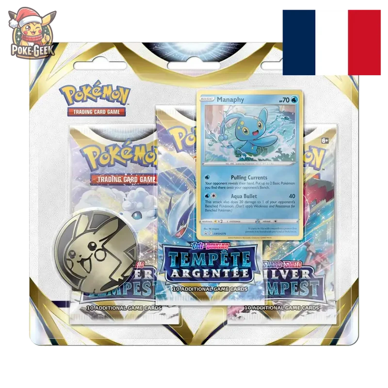 Tripack Pokémon Tempête Argentée EB 12 - FR ( visuel aléatoire )