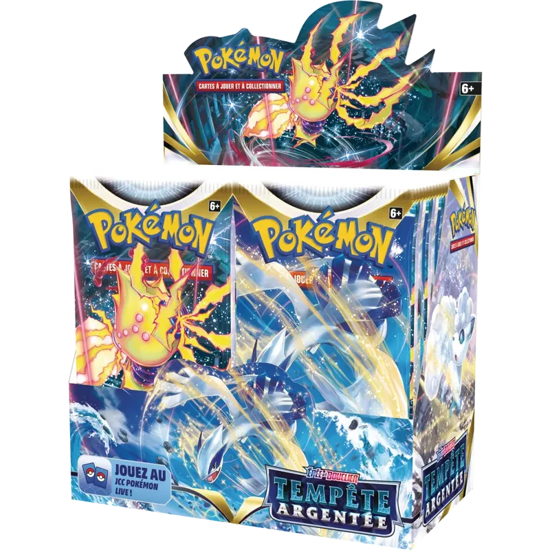 Display de 36 Boosters Pokémon Tempête Argentée - EB 12 - FR