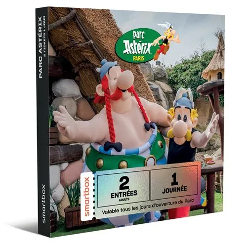Coffret cadeau SmartBox Parc Astérix 2 tickets