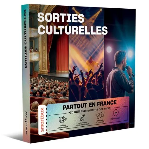 Coffret cadeau Smartbox Sorties Culturelles