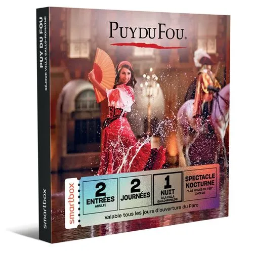 Coffret cadeau SmartBox Puy du Fou séjour à la Villa Gallo Romaine