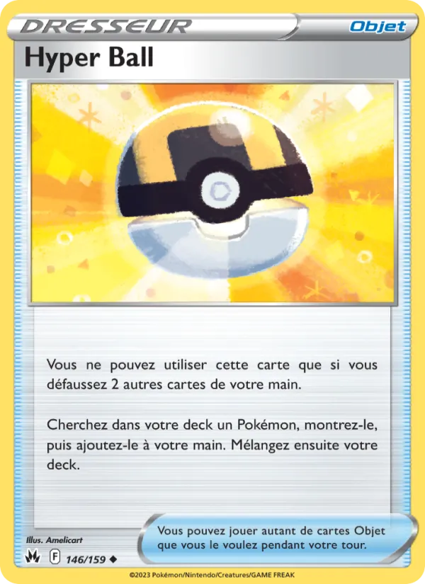Hyper Ball 146/159 — EB12.5 – Zénith Suprême — Carte Pokémon française