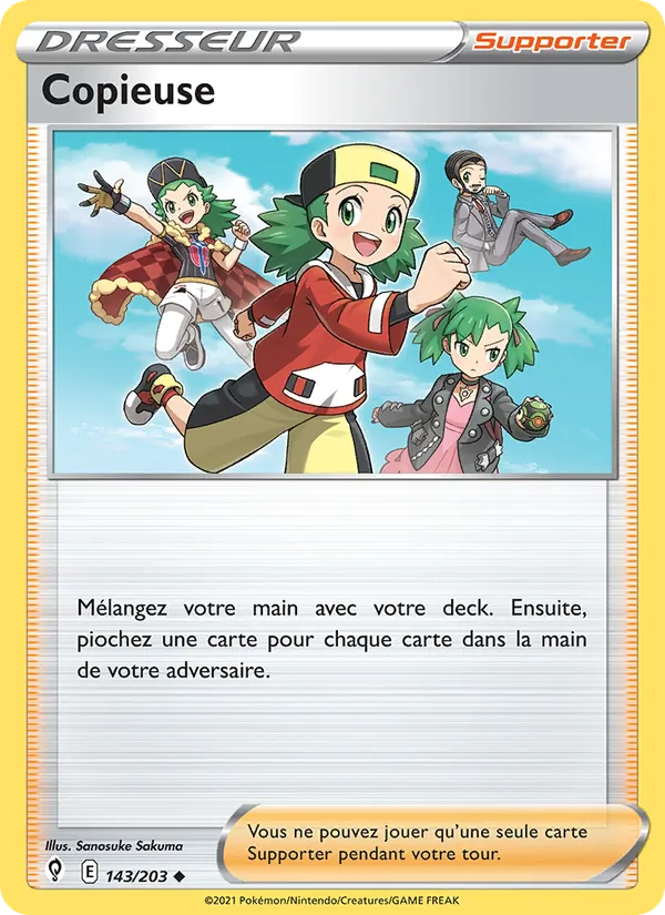 Copieuse 143/203 — EB07 - Evolution Céleste — Carte Pokémon française