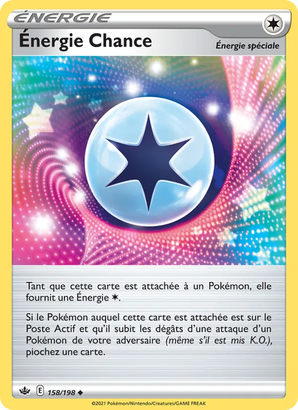 Énergie Chance 158/198 — EB06 – Règne de Glace — Carte Pokémon française