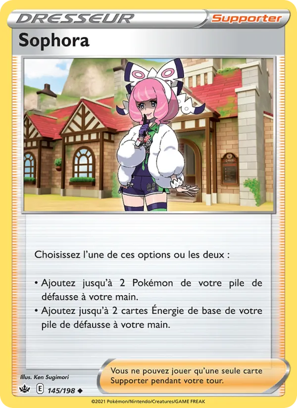 Sophora 145/198 — EB06 – Règne de Glace — Carte Pokémon française