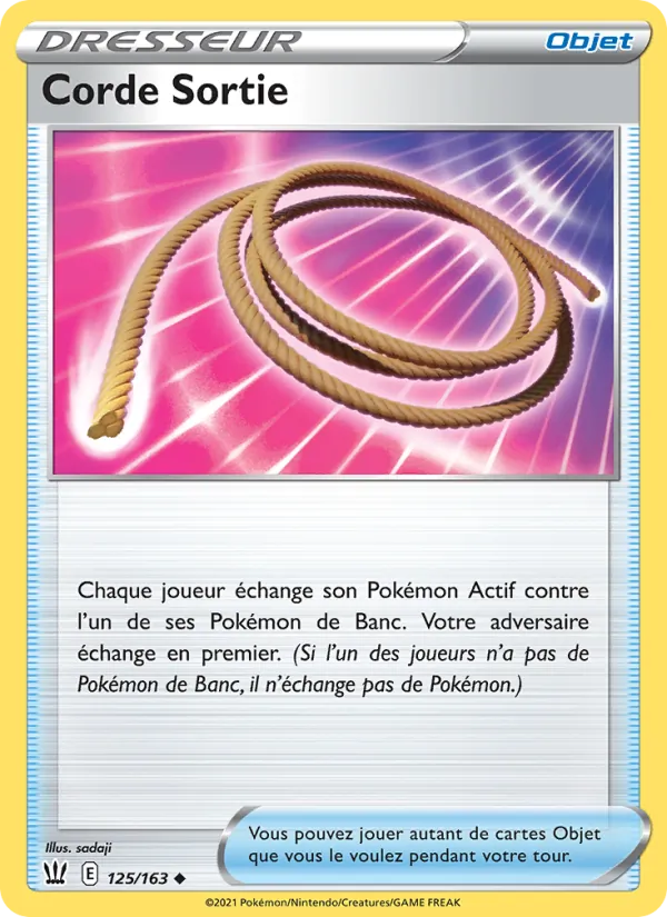 Corde Sortie 125/163 — EB05 – Styles de combat — Carte Pokémon française
