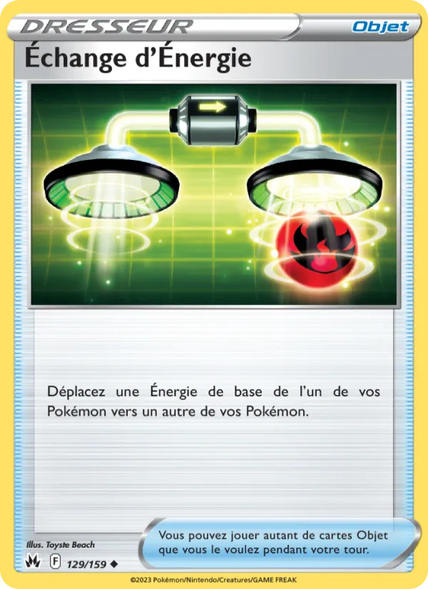Échange d'Énergie 129/159 — EB12.5 – Zénith Suprême — Carte Pokémon française
