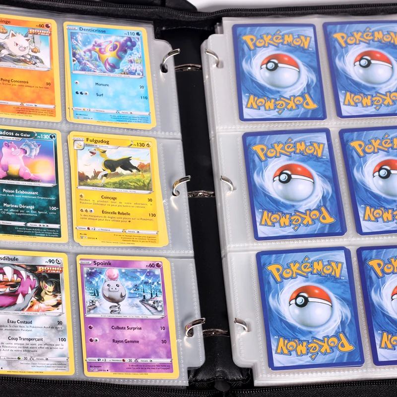 Dossier de collection de cartes de haute qualité pouvant contenir jusqu'à 720 cartes Pokémon