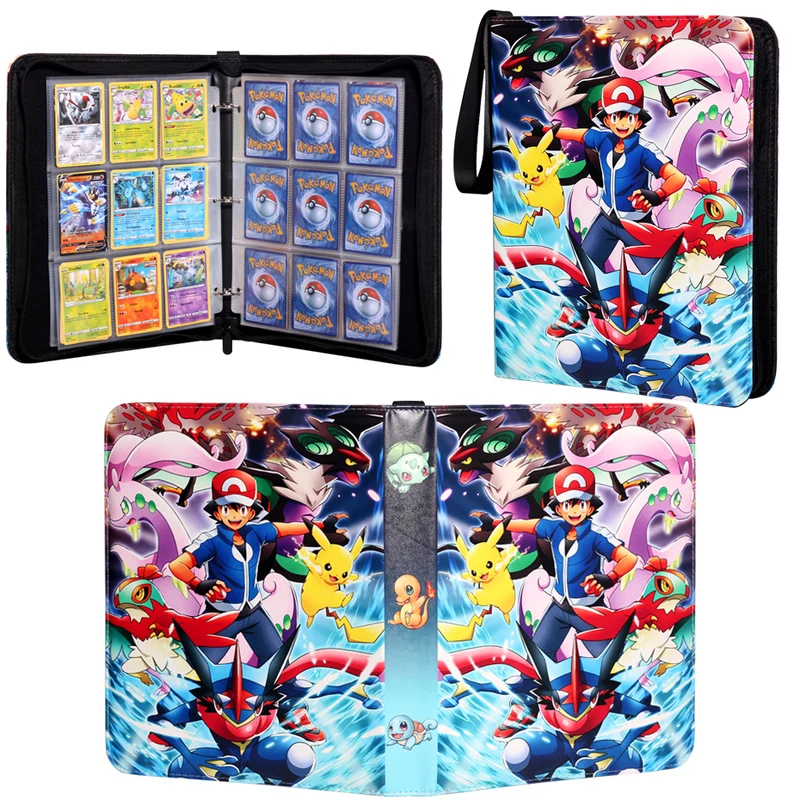 Dossier de collection de cartes de haute qualité pouvant contenir jusqu'à 720 cartes Pokémon