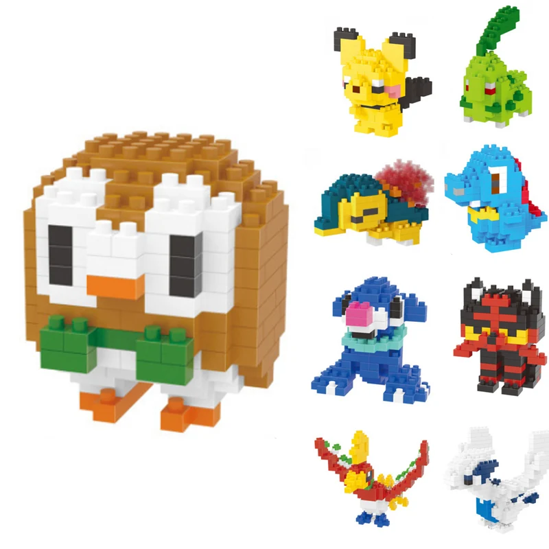 Figurines Klemm - Fiery Gel, Endive, Karnimani, Ho-Oh, Bauz, Robball ou Flamiau