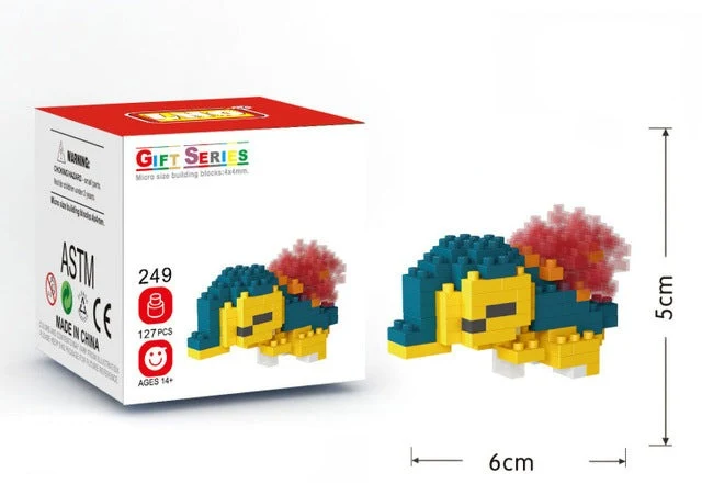 Figurines Klemm - Fiery Gel, Endive, Karnimani, Ho-Oh, Bauz, Robball ou Flamiau