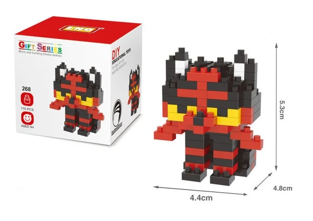 Figurines Klemm - Fiery Gel, Endive, Karnimani, Ho-Oh, Bauz, Robball ou Flamiau