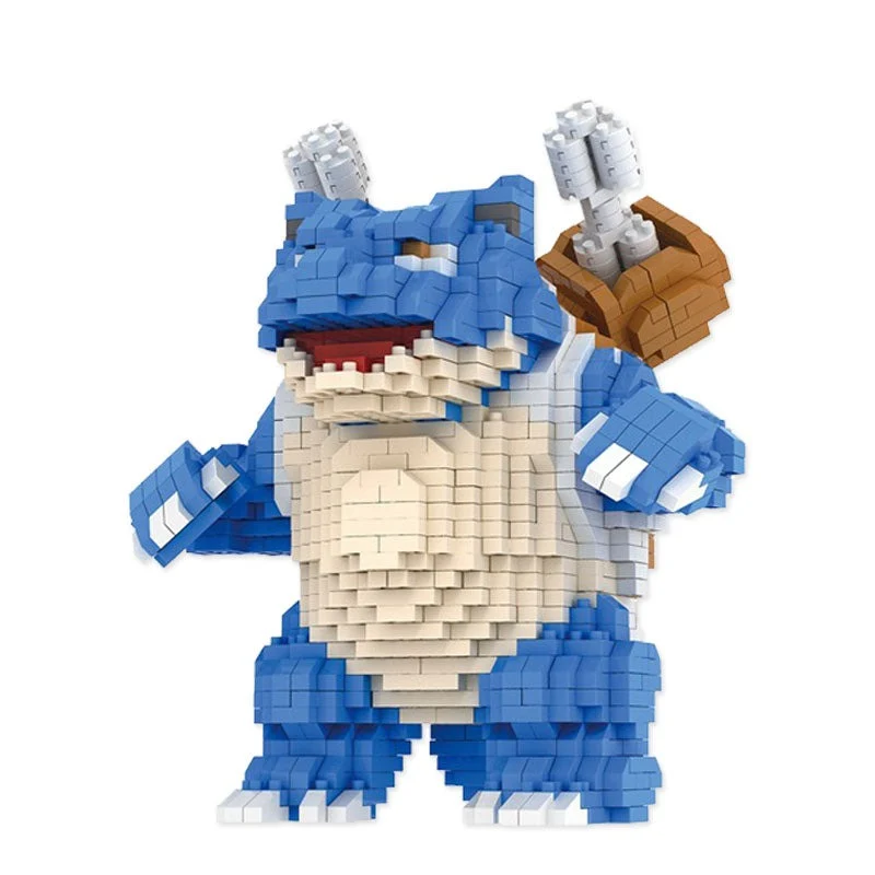 Turtok Blastoise Clamp Building Block Toy Figure (blocs de construction 1980)