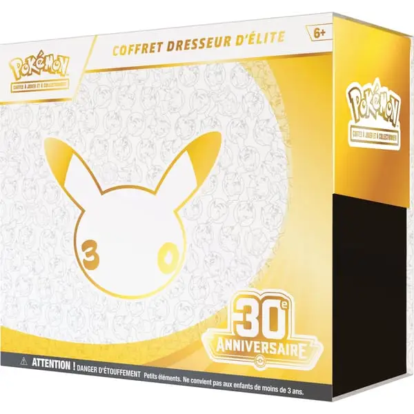 Coffret Dresseur d'Élite Pokémon 30e Anniversaire – Français + Protection Phoenix Shield incluse
