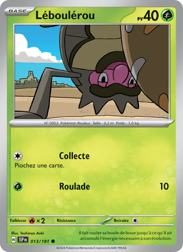 Léboulérou 13/191 — EV08 – Étincelles Déferlantes — Carte Pokémon française
