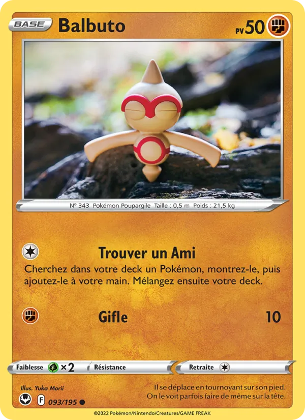 Balbuto 93/195 — EB12 – Tempête Argentée — Carte Pokémon française