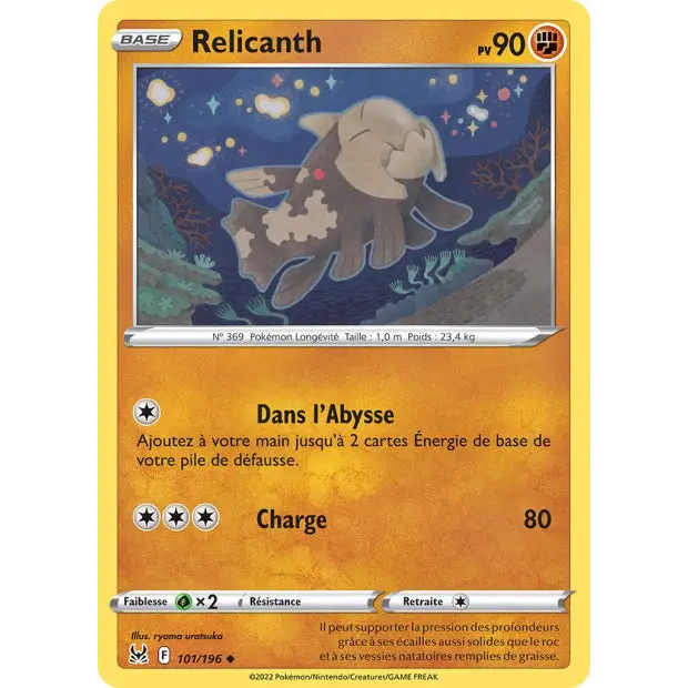 Relicanth - EB Origine Perdue - 101/196