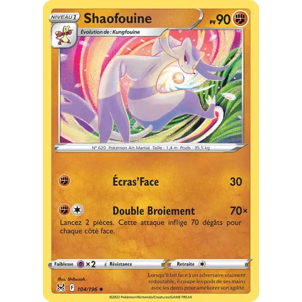 Shaofouine - EB Origine Perdue - 104/196