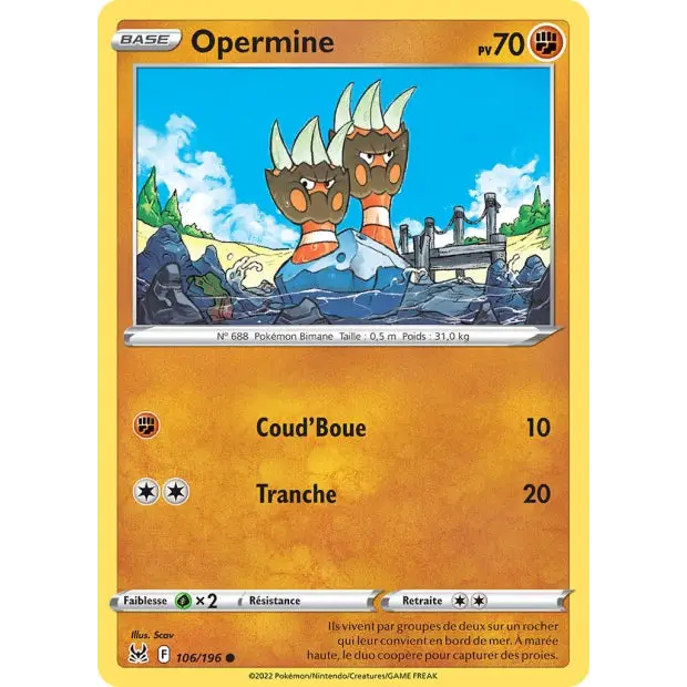 Opermine - EB Origine Perdue - 106/196