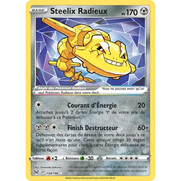 Steelix Radieux - EB Origine Perdue - 124/196