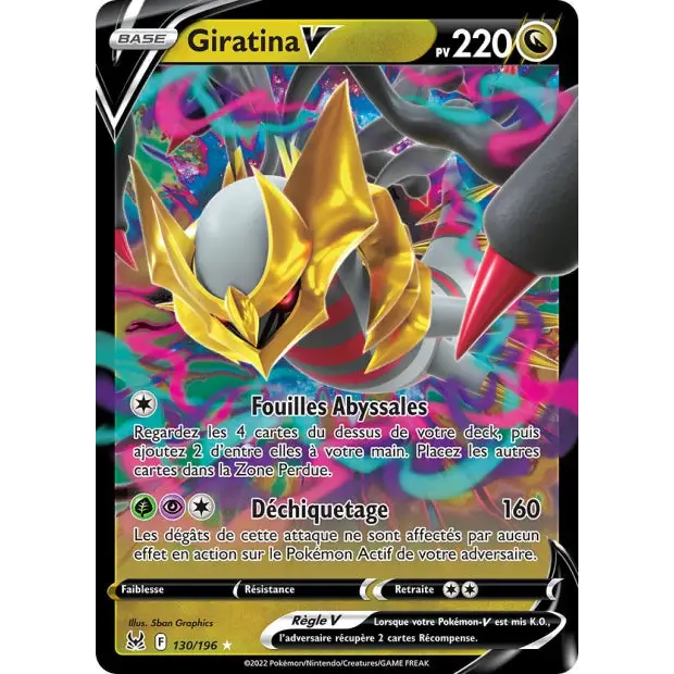 Giratina V - EB Origine Perdue - 130/196
