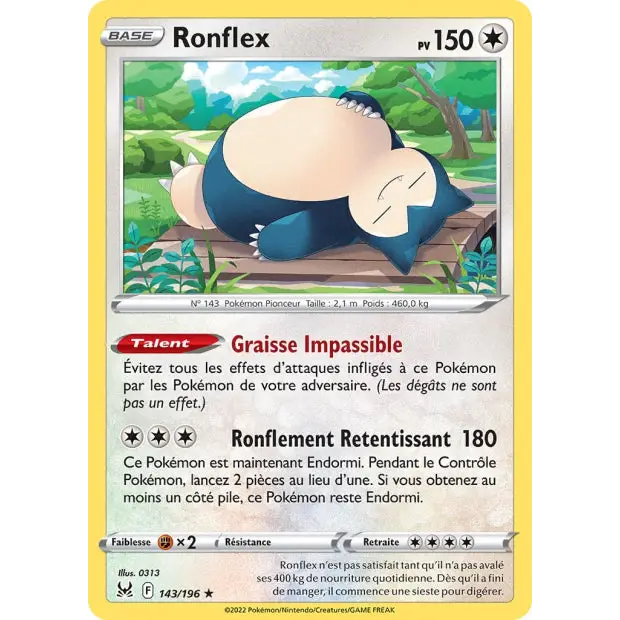 Ronflex - EB Origine Perdue - 143/196