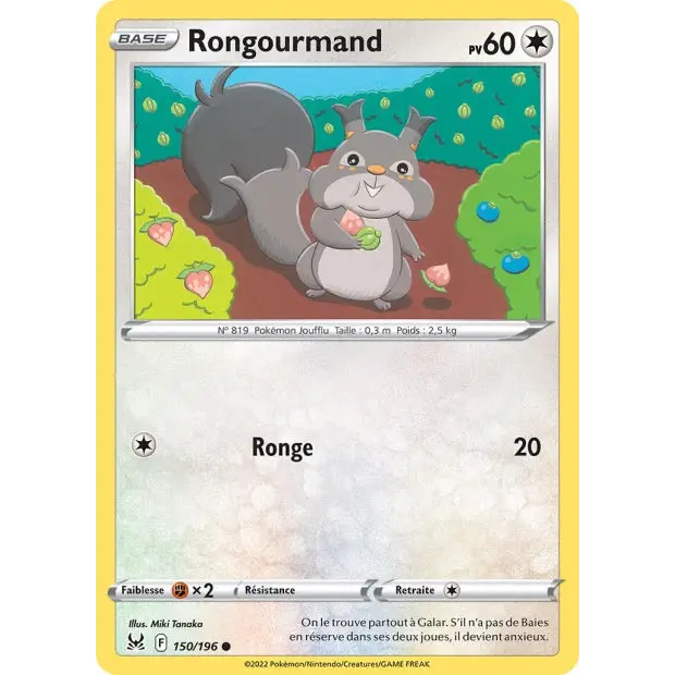 Rongourmand - EB Origine Perdue - 150/196