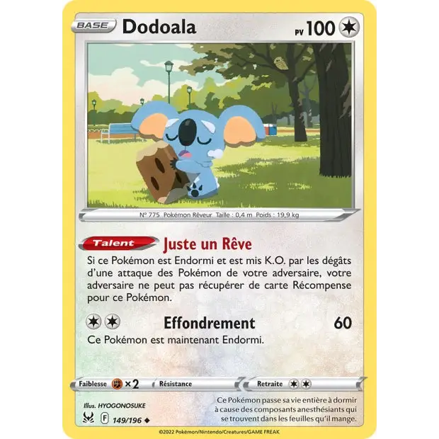 Dodoala - EB Origine Perdue - 149/196