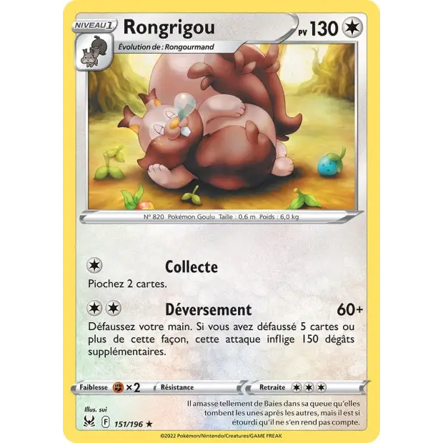 Rongrigou - EB Origine Perdue - 151/196