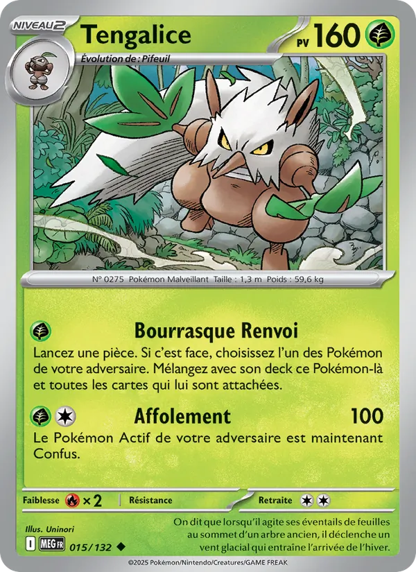Tengalice 15/132 — ME01 — Méga-Évolution — Carte Pokémon française