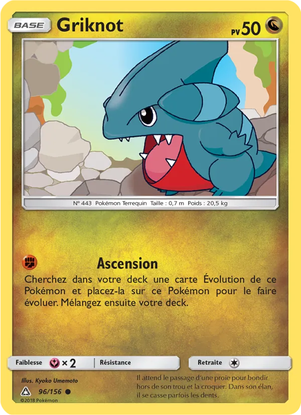 Griknot 96/156 — SL5 – Ultra-Prisme — Carte Pokémon française