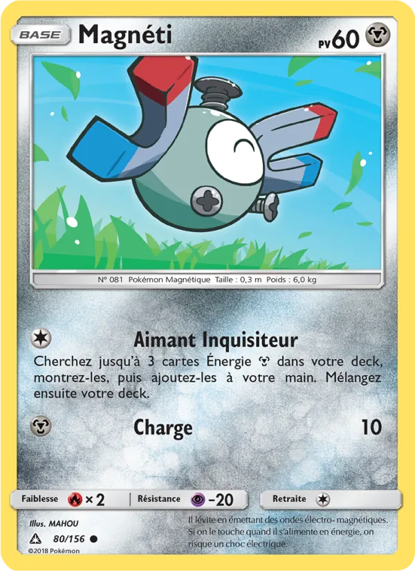 Magnéti 80/156 — SL5 – Ultra-Prisme — Carte Pokémon française