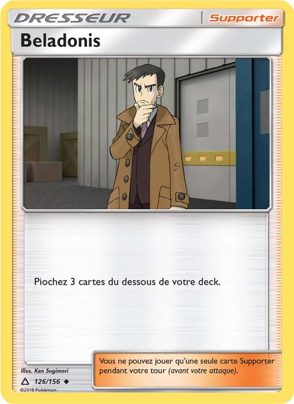 Beladonis 126/156 — SL5 – Ultra-Prisme — Carte Pokémon française