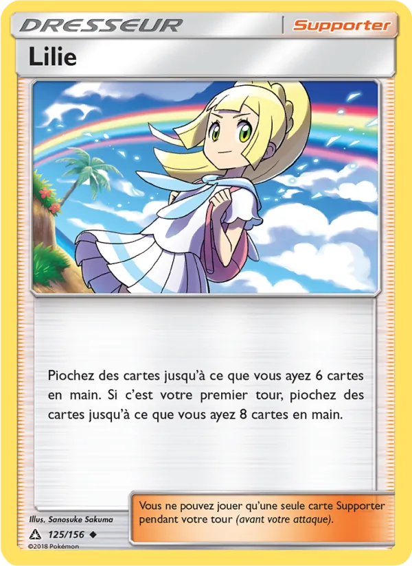 Lilie 125/156 — SL5 – Ultra-Prisme — Carte Pokémon française