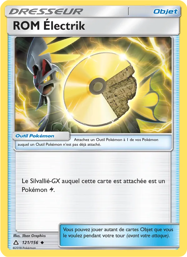 ROM Électrik 121/156 — SL5 – Ultra-Prisme — Carte Pokémon française