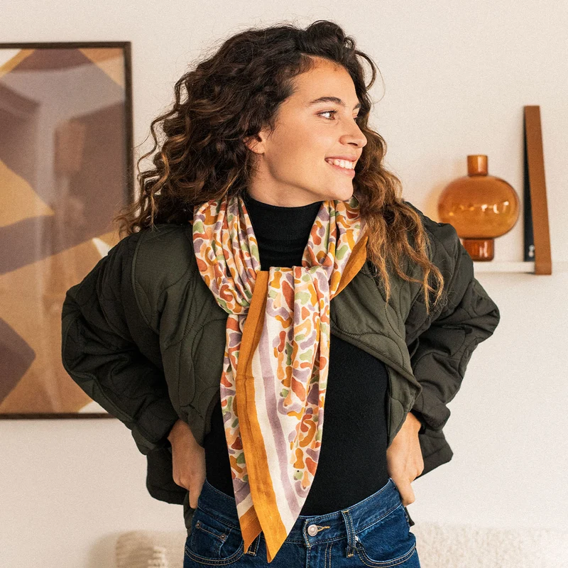 Foulard duo Formes colorées