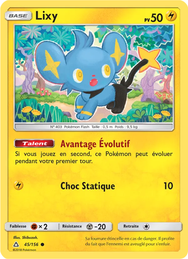 Lixy 45/156 — SL5 – Ultra-Prisme — Carte Pokémon française