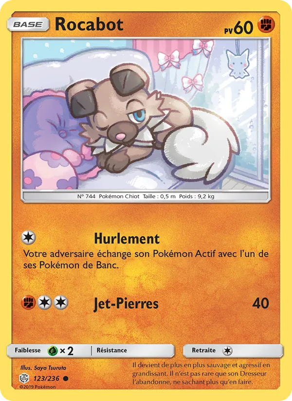 Rocabot 123/236 — SL12 – Éclipse Cosmique — Carte Pokémon française