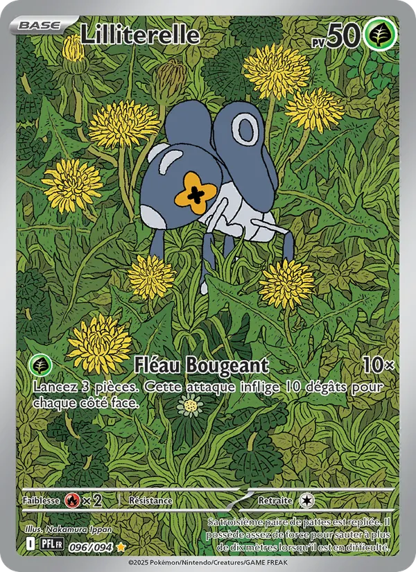 Lilliterelle 96/94 — ME02 – Flammes Fantasmagoriques — Carte Pokémon française