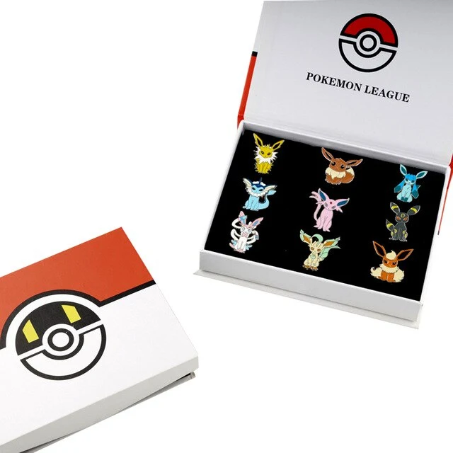 Badges Pokemon Gym Kanto, Johto, Hoenn, Sinnoh, Unova, Kalos (6 variantes)