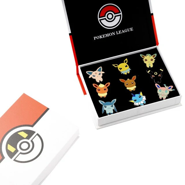Badges Pokemon Gym Kanto, Johto, Hoenn, Sinnoh, Unova, Kalos (6 variantes)