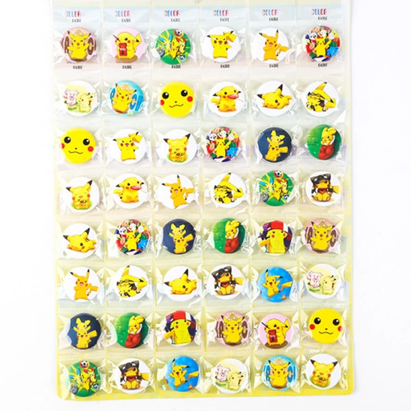 Ensemble d'épingles Pokémon 48x