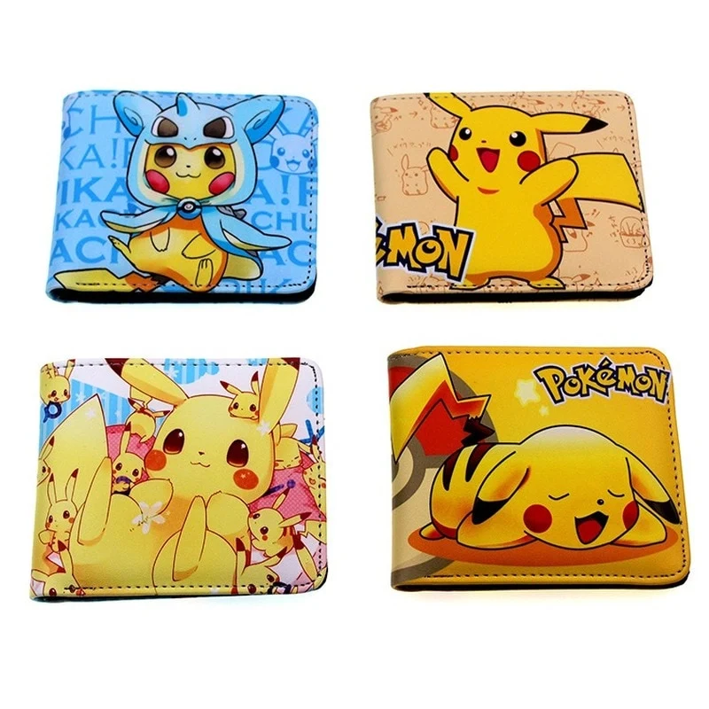 Porte-monnaie / portefeuille Pokemon (33 motifs)
