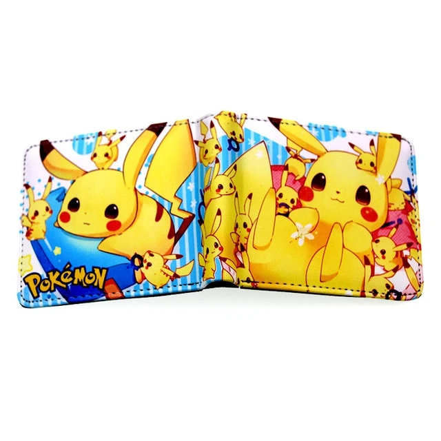 Porte-monnaie / portefeuille Pokemon (33 motifs)